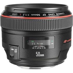 Canon Objectif Reflex Canon EF 50mm f 1,2 L USM Noir