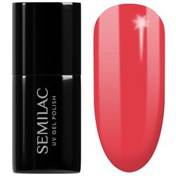 SEMILAC 134 Red Carpet Nail UV Gel Polish | Long Lasting and Easy to Apply | Soak off UV/Led | Perfect for Home and Professional Manicure and Pedicure 7 ml