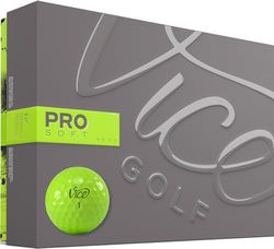 Vice Golf Pro Soft Lime - Pelotas de Golf