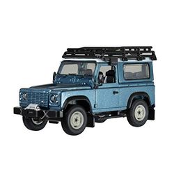 Britains 43217 Land Rover Defender med takräcke och vinsch samlarfordon, billeksak lämplig från 3 år, 43217, blå