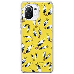 ERT GROUP mobiltelefonfodral för Xiaomi 11 originalt och officiellt licensierat Looney Tunes mönster Tweety 006 optimalt anpassad till formen på mobiltelefonen, fodral tillverkad av TPU-plast