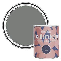 Rust-Oleum Grey Moisture Resistant Bathroom Wood and Cabinet Paint in Gloss Finish - Torch Grey 750ml