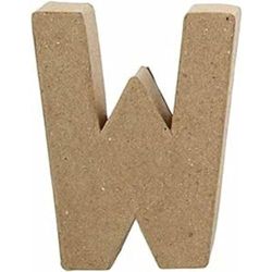 Letter, small, H: 10 cm, W, 1pc, W: 8,3 cm