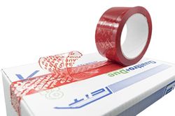 Cinta de seguridad antirrobo, 50 m x 50 mm – Paquete de 3 rollos – Sello antimanipulación para embalajes y envíos