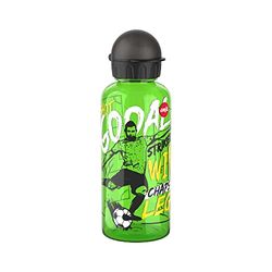 Emsa N30605 Teens Tritan drinkfles, inhoud: 0,6 liter, 100% veilig, praktisch, hygiënisch, dicht, veilig, slimme drinksluiting, robuust, design: Goal Striker