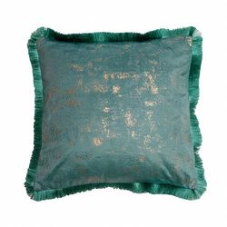 Chic Home Taie d'oreiller en Velours Oh My Chic 2 45x45 Turquoise