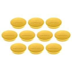 Magnetoplan Junior - 10 magneti a disco, 34 mm, colore: Giallo