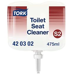 Tork Toilet Seat Cleaner - 420302 - Toilet Seat Cleaner for Additional Hygiene - for S2 Dispenser Systems - Premium Quality, 1 x 475 ml