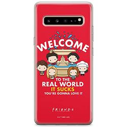 ERT GROUP Mobiltelefonskal för Samsung S10 5G original och officiellt licensierade vänner mönster Friends 005 perfekt anpassad till mobiltelefonens form, TPU-fodral