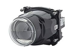 HELLA DE/LED Ótica de farol, farol principal - 90 mm Performance Bi-LED L5570 - 12 V / 24 V - redondo - transparente - Conector: Conector DEUTSCH - esquerda - Quant. : 1 - 1L 012 758-111
