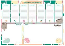 Pyramid International, Pusheen (Botanical) A4 Desk Pad – Charming and Functional Desk Accessory for Pusheen Lovers, One Size