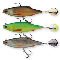 Berkley Pulse Realistic Roach Flash - Zacht rubberen kunstaas met spinnerbladstaart en vlijmscherpe haken. Kunstaas voor het vissen op baars, snoekbaars, snoek en baars. Klaar om te vissen