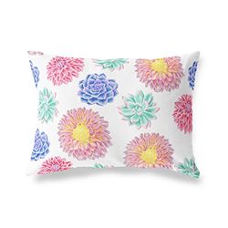 BonaMaison dekorativt kuddöverdrag, slumpmässigt mönster prydnadskuddöverdrag, heminredning örngott för vardagsrum, soffa, sovrum, storlek: 45 x 60 cm – designad och tillverkad i Turkiet