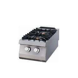 Maxima Gastro Premium Plaque de cuisson, 2 brûleurs, unité unique, profondeur 90 cm, gaz