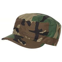 MFH BDU Ripstop Campo Cappellino Woodland Taglia S