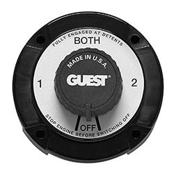 Guest MARINCO Battery SELECTOR Switch 230A Continuous with AFD Grey, DMA-007 Other, Multicolor, One Size
