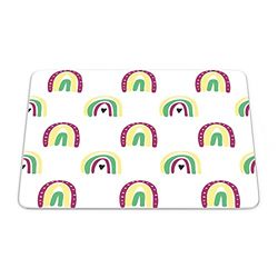 Bonamaison, Rectangular Digital Printed Mouse Mat Non-Slip Bottom for Office and Home Size: 22 x 18 cm