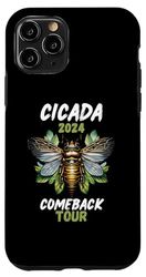 Coque pour iPhone 11 Pro Cicada 2024 Comeback Tour Cigale Invasion Cigale Emergence