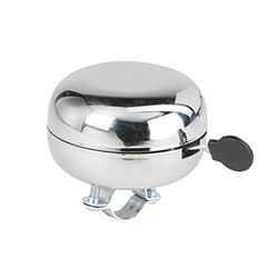 Fischer Retro Bicicleta Campana, Plata/Cromado, One Size