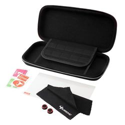 Subsonic - Subsonic Zestaw akcesoriów Nintendo Switch 2 5 w 1 z torbą, osłona ekranu ze szkła hartowanego do przełącznika 2, uchwyty do joysticków, zestaw do czyszczenia, ściereczka z mikrofibry