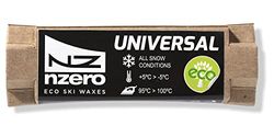 NZEROWAX - Bloc de Fart écologique, 50 g | Fart Naturel Bio pour Le Ski et Le Snowboard | Conditions universelles de température
