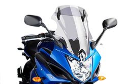 Puig 5910h Dôme Touring/Visière pour Yamaha XJ/FZ6R Diversion F 10–14, Transparent/Fumée Gris