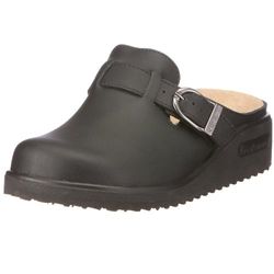 Berkemann Tec-Pro Toivo, Zuecos Unisex, Negro, 43 1/3 EU