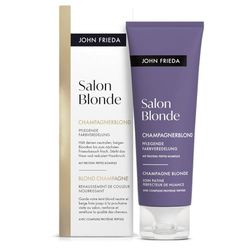 John Frieda Salon Blonde - Champagne - Finition des couleurs - Maintient le blond beige neutre jusqu'à la prochaine visite du coiffeur - Contenu : 120 ml - Formule sans ammoniaque ni peroxyde