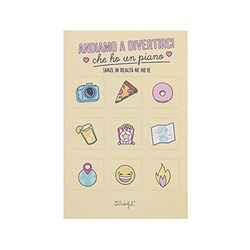 Mr Wonderful Carte Motif Plans, Multicolore, Standard