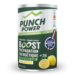 Boisson energetique PUNCH POWER | Boost énergétique +3H | Poudre energisante sport energie & hydratation | Vitamine b12 + glucides + electrolytes | Goût citron | Made in France