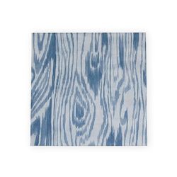 Woodgrain Stone Blue Cocktail Napkins - 20 Per Package