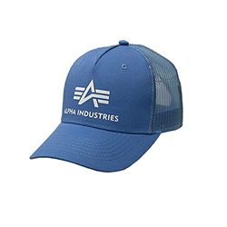 Alpha Industries Basic Trucker Casquette Trucker pour Hommes Light Blue