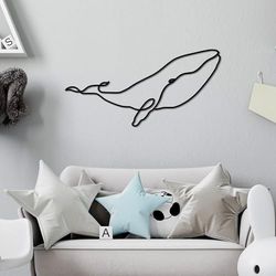 Stylish Black Decorative Metal Wall Accessory, 70 x 34 cm, 100% Metal (1.5 mm Thick), Easy Wall Mounting, Perfect for Modern Home Decor