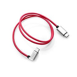 Audi 8S0051435L Charging Cable USB-C to USB-C Connection Cable Angled Red