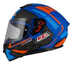 Trendy OVERTAKING Blue&Sky Blue Integralhjälm
