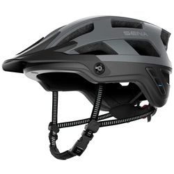 Sena M1 Evo Casque de VTT à Intercom (Gris Mat, L)