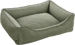 Flamingo Lit Gini pour Chien Chat - Panier pour Chien Chat - 80x67x22cm - Lavable - Fond Anti-dérapant - Housse Amovible Lieu de Couchage Doux et Confortable