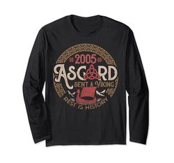 2005 Asgard Sent A Viking - Vichingo 19° Compleanno Maglia a Manica