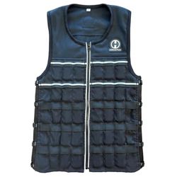 HYPERWEAR Hyper Vest Elite, Gilet ponderato, regolabile, in cordura elasticizzata, con cerniera, in acciaio sottile, per corsa, resistenza, camminata, S, 4,5 kg