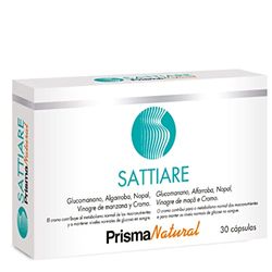 Prisma Natural - Sattiare - Pastillas saciantes de apetito - 30 cápsulas