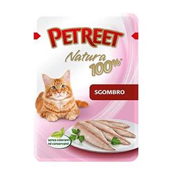 PETREET Natuur 100% voor katten in zak van 70 g, makreel