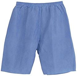 Medline NON27209XXL Disposable Exam Shorts, XX-Large, Blue (Pack of 30)