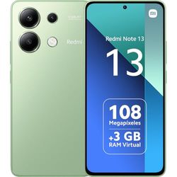 Xiaomi Redmi Note 13 4G - Smartphone de 6+128 GB, Pantalla de 6,67" AMOLED FHD+ 120Hz, Snapdragon 685, Triple cámara de hasta 108MP, Carga rápida 33W, Verde (Versión ES)