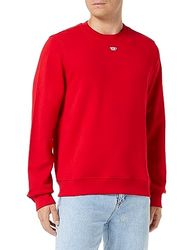 Diesel S-Ginn-d Sweatshirt voor volwassenen, uniseks, chinese red, S