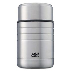 Esbit Majoris Thermosbak, roestvrij staal, BPA-vrij, zwart en zilver, 1 liter en meer, warme en koude gerechten, soep, lunch