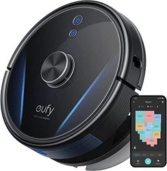 eufy RoboVac LR30 Hybrid robotstofzuiger en -dweil, 3000Pa-zuigkracht, iPath Laser Navigation, onthoudt meerdere etages, geavanceerde app-bediening, bedienbaar waterreservoir, werkt met Alexa