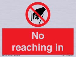 No reaching in Sign - 100x75mm - A7L