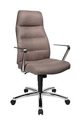 Topstar NC79RDC8 fotel szefa szefa, 63 x 64 x 124, materiał szarobrązowy
