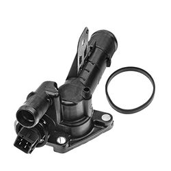 Frankberg Engine Coolant Thermostat with Sensor Housing Gasket Compatible with Qashqai +2 I 2007-2013 Clio III 2005-2012 M.e.g.a.n.e II 2002-2010 Replace 110605536R