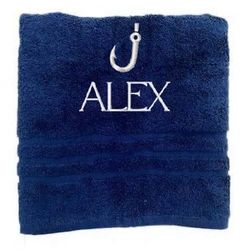 Asciugamano personalizzato con nome splendidamente ricamato Asciugamano da bagno Asciugamano in cotone 100% Asciugamano da bagno con nome (140 x 70 cm, Pesca)